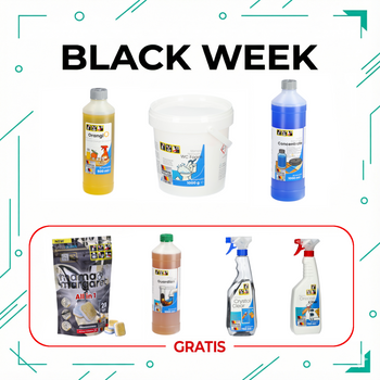 BLACK WEEK w Mama Margaret: #mama106 OrangiO + #mama102 RoboClean + #mama107 Mama`s NoTouch WC Foam + GRATIS #mama101 Drain Guardian + GRATIS #mama104 Crystal Clear + GRATIS #mama105 Grease Killer + GRATIS Tabletki do zmywarki Mama Margaret